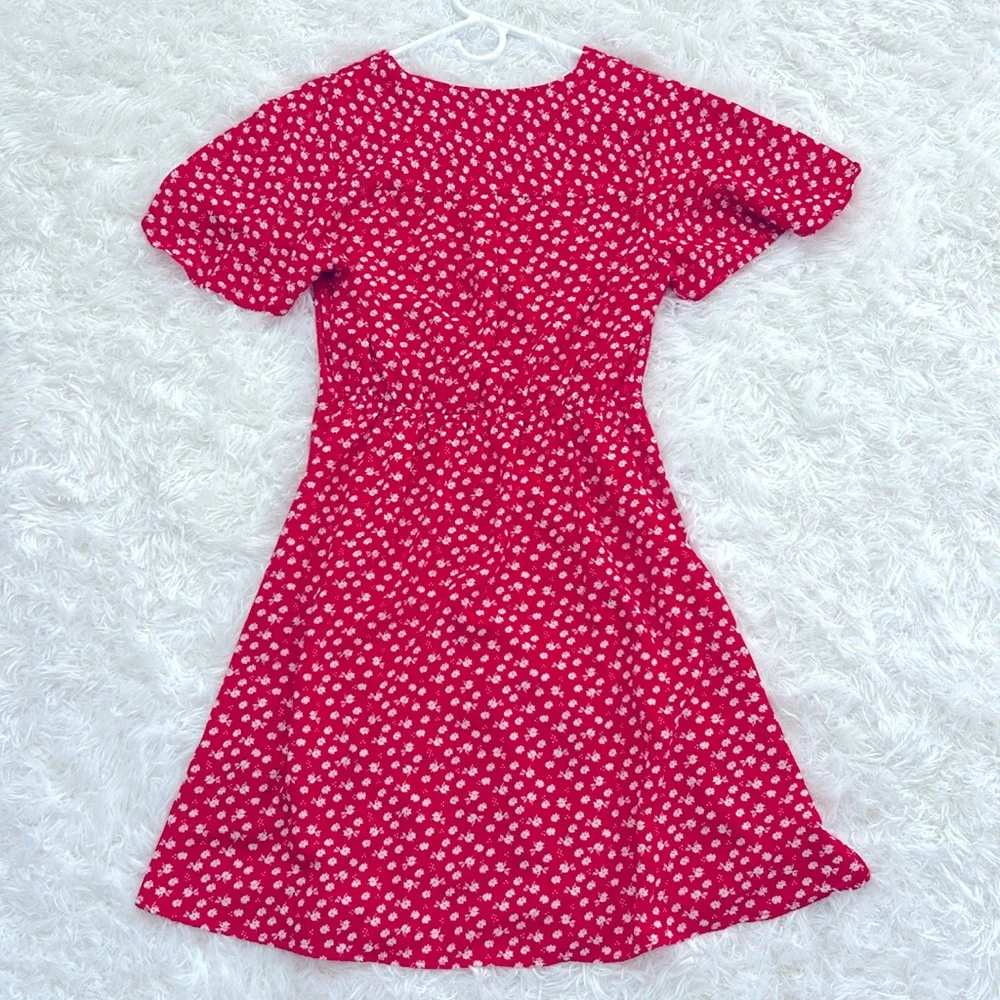 Red Summer Dress - Picture 4 of 5